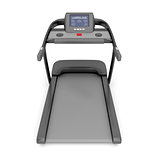 Treadmill machine on white
