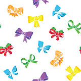 bows and ribbons seamless
