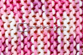 Purple knitted texture background