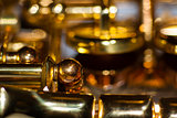 Details of the flap system of a saxophone