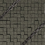 chains on stone background