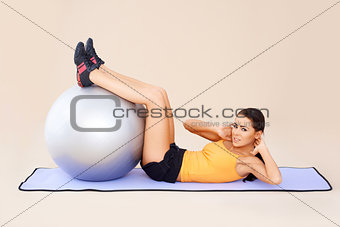 Exercises with fit ball