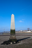 The Crowstone at Westcliff on Sea, near Southend, Essex, England