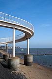 Footbridge at Leigh-on-Sea, Essex, England