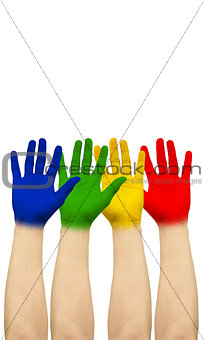 Show hand of color