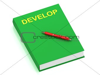 DEVELOP name on cover book 