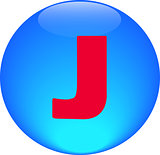  Alphabet icon symbol letter J