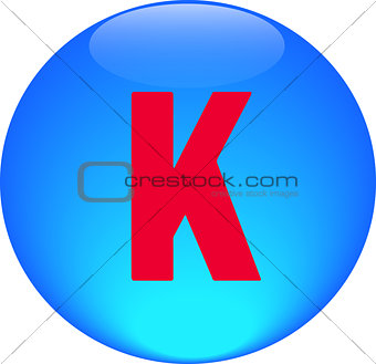  Alphabet icon symbol letter K