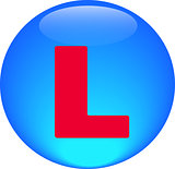  Alphabet icon symbol letter L