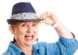 Middle-aged Woman - Happy Laughing
