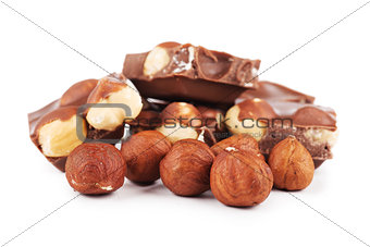 Chocolate with nuts
