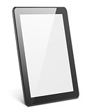 Modern tablet pc on white