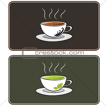 Coffee  and tea illustration