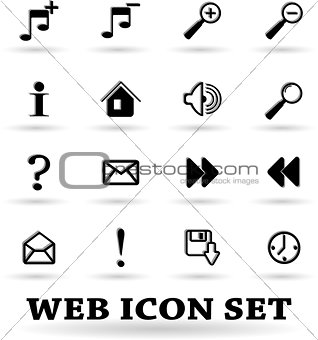 the vector set web icon