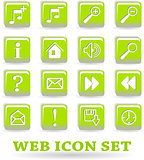 the vector set web icon
