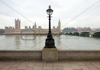 View of the Palace of Westminster from the Thames