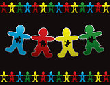 Child Autism Paper Doll Background