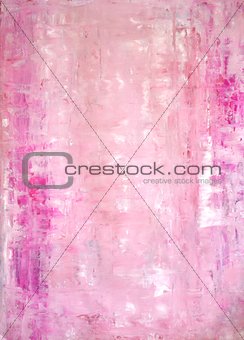 Pink Abstract Art Painting