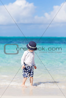 child at the beach