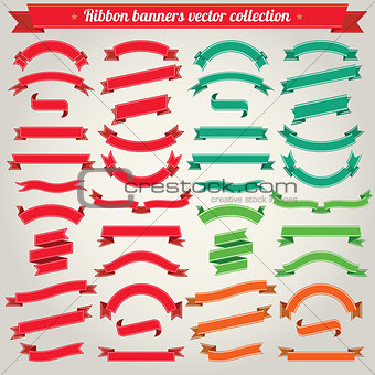 Ribbon Banners Vector Collection