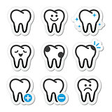 Tooth , teeth vector icons set