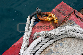 thick rope and chain