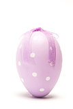 Easter egg with ribbon