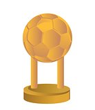 Gold Trophy Cup football soccer
