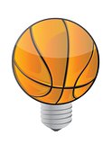 lightbulb Basketball ball