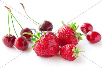  strawberry and cherry 