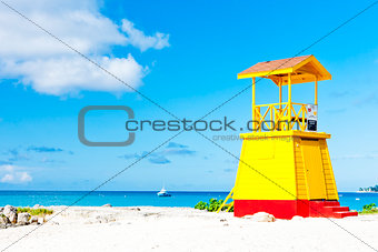 cabin on the beach, Enterprise Beach, Barbados, Caribbean