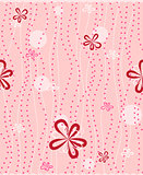 seamless background with floral pattern