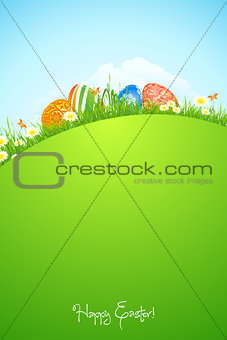 Beautiful Easter Holiday Background