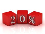20 percent 