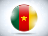 Cameroon Flag Glossy Button