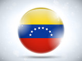 Venezuela Flag Glossy Button