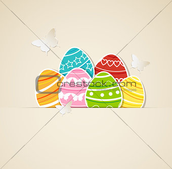 Paper Easter background