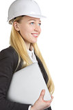 Engineer  Woman With Laptop