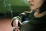 Girl with a cigarette