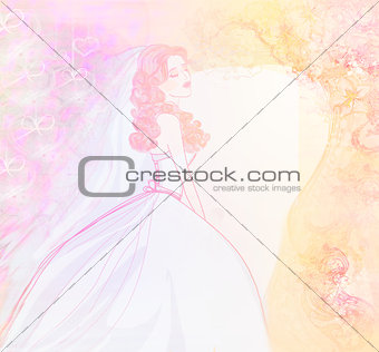  Beautiful bride card 