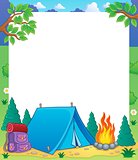 Camping theme frame 1