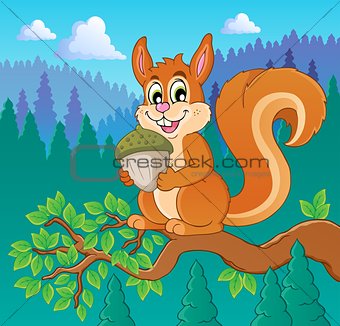 Image with squirrel theme 2