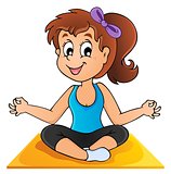 Image with yoga theme 1