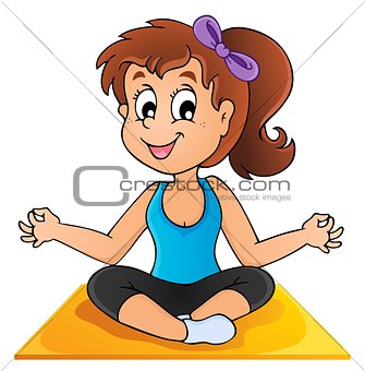 Image with yoga theme 1