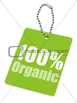 100% organic label