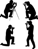 Photographers silhouettes