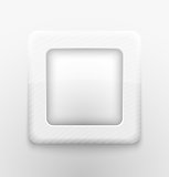 Square white button