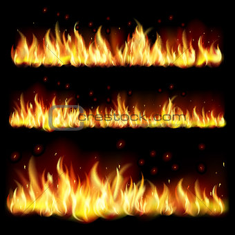 Background with flame.