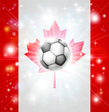 Canada soccer flag