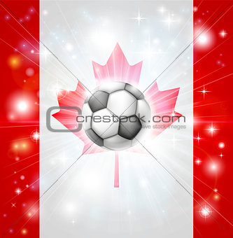 Canada soccer flag